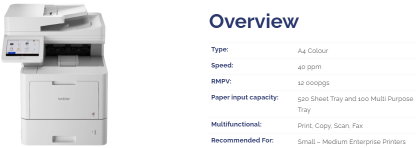 MFC L9630CDN Overview