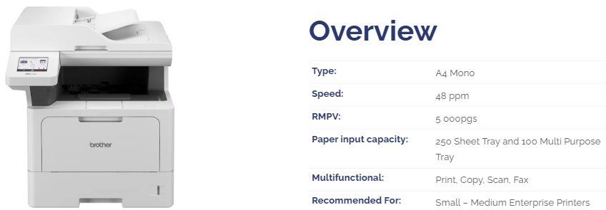 MFC L5715DW Overview